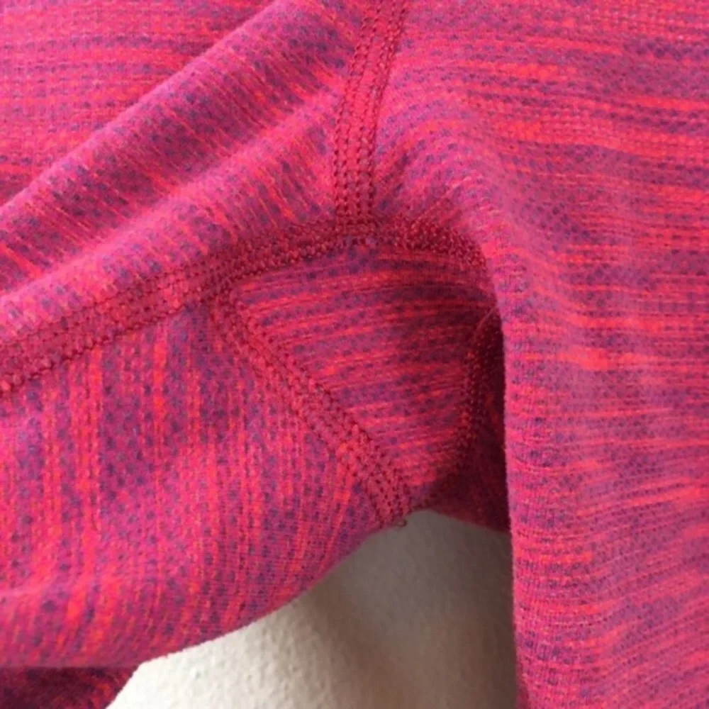 Lululemon Wunder Under WU Crop Leggings Space Dye Bumble Berry Luon Women’s Sz 4